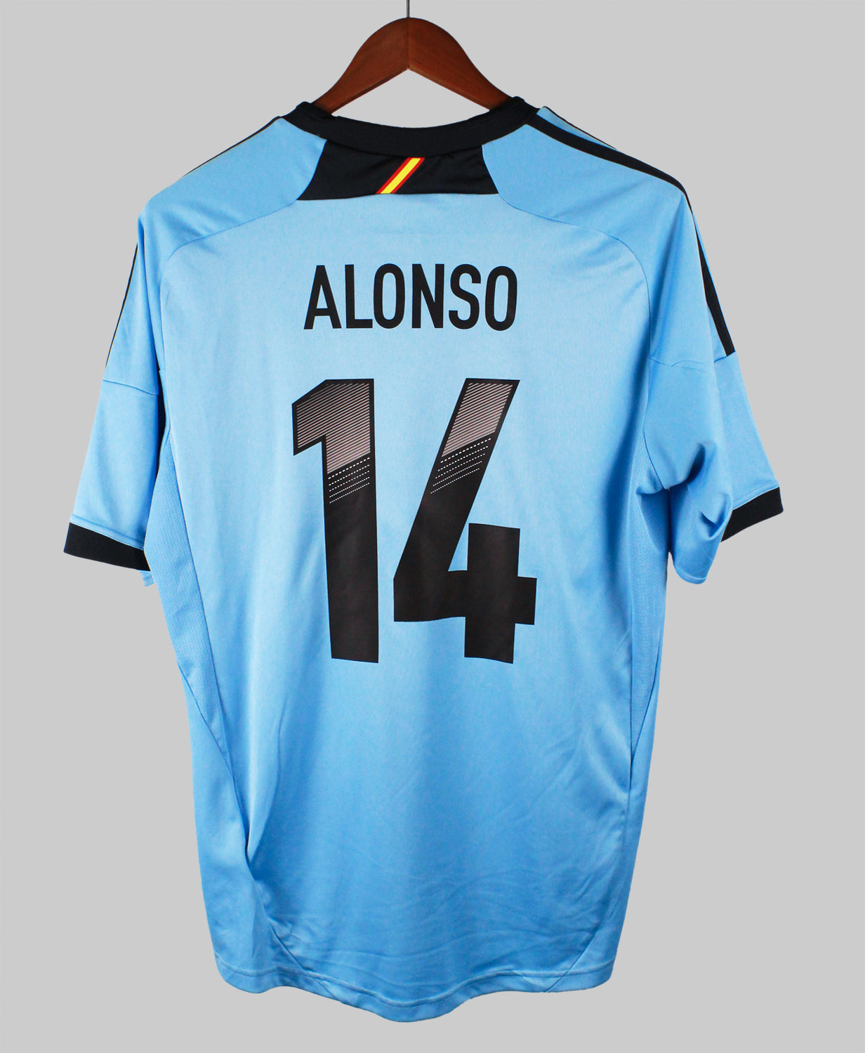 Spain 2012-13 Alonso Short Sleeve Away Kit (L)