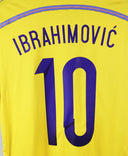 Sweden 2013-14 Ibrahimovic Short Sleeve Home Kit (L)