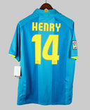 Barcelona 2007-08 Henry Short Sleeve Away Kit w/Tags (L)