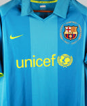 Barcelona 2007-08 Henry Short Sleeve Away Kit w/Tags (L)