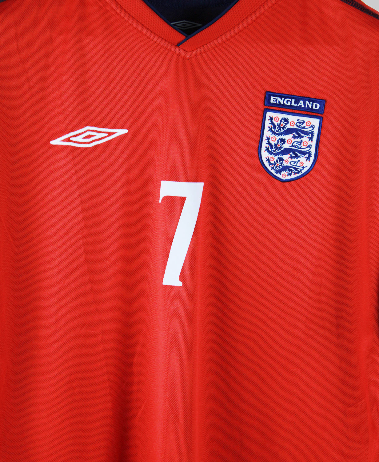 England 2002-03 Beckham Away Kit (L)