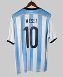 Argentina 2013-14 Messi Short Sleeve Home Kit (XL)