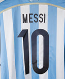 Argentina 2013-14 Messi Short Sleeve Home Kit (XL)