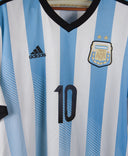 Argentina 2013-14 Messi Short Sleeve Home Kit (XL)