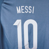 Argentina 2015-16 Messi Short Sleeve Away Kit (L)
