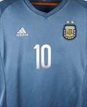 Argentina 2015-16 Messi Short Sleeve Away Kit (L)