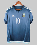 Argentina 2015-16 Messi Short Sleeve Away Kit (L)