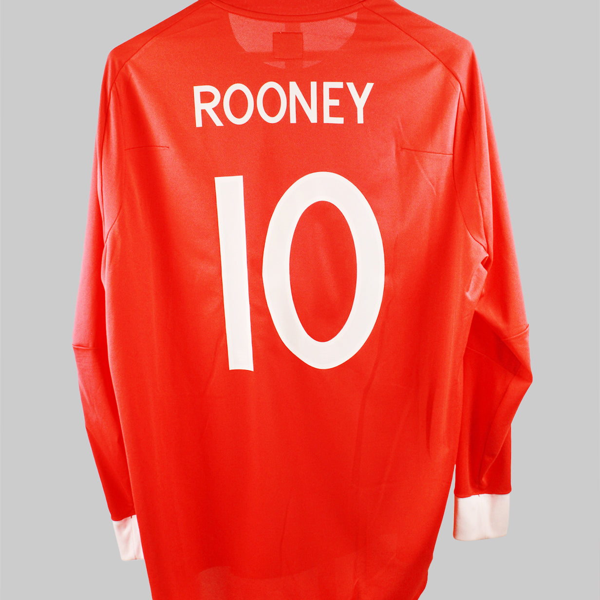 England 2010-2011 Rooney  Long Sleeve Home Kit (XL)