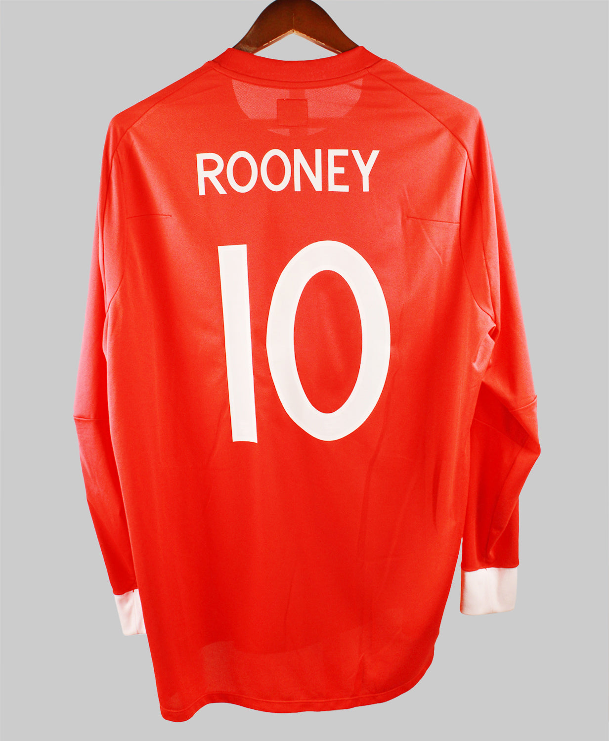 England 2010-2011 Rooney  Long Sleeve Home Kit (XL)