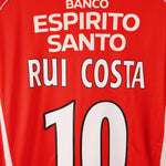 Benfica 2006-07 Rui Costa Short Sleeve Home Kit (L)