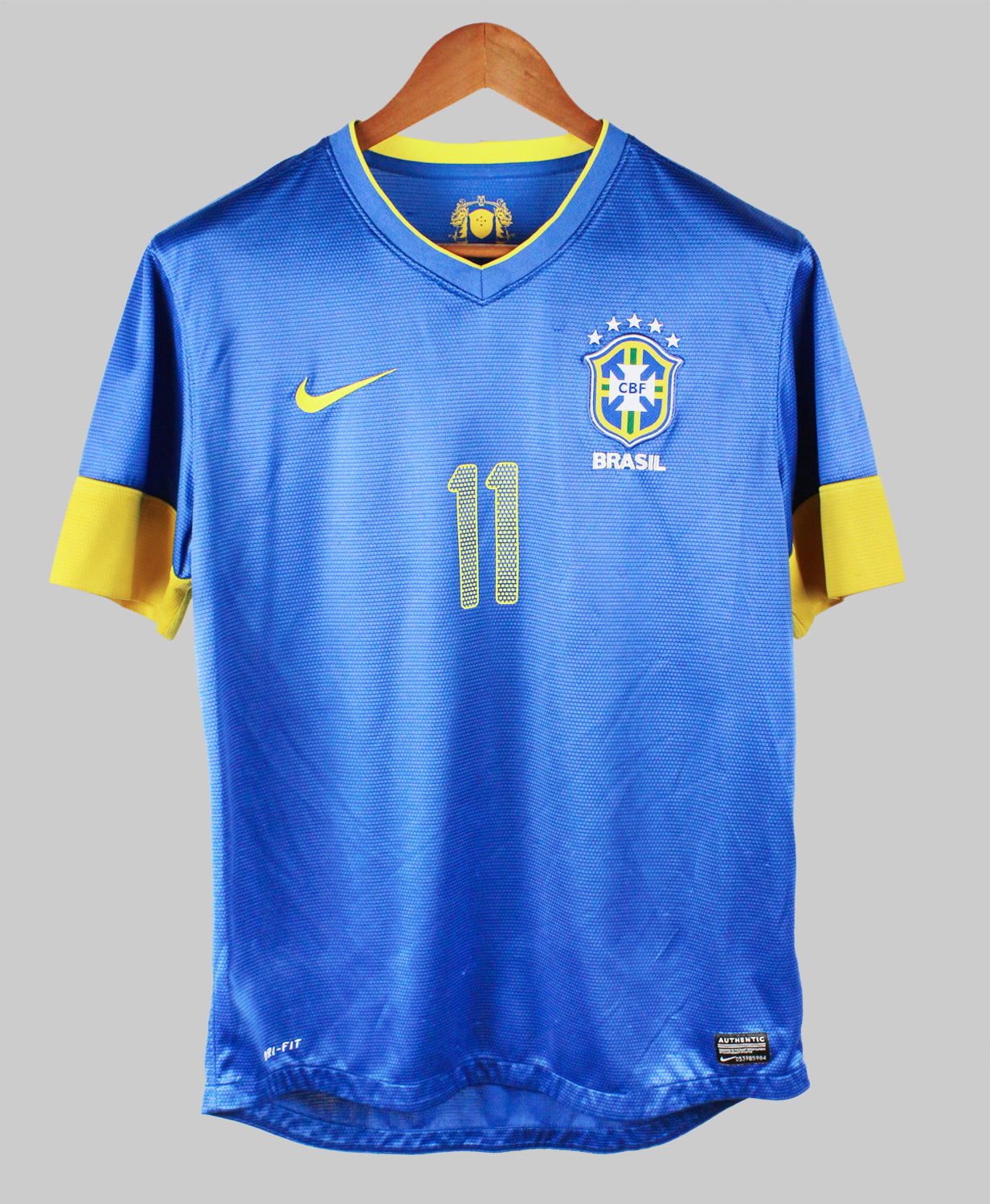 Brazil 2012-13 Neymar Short Sleeve Away Kit (M)