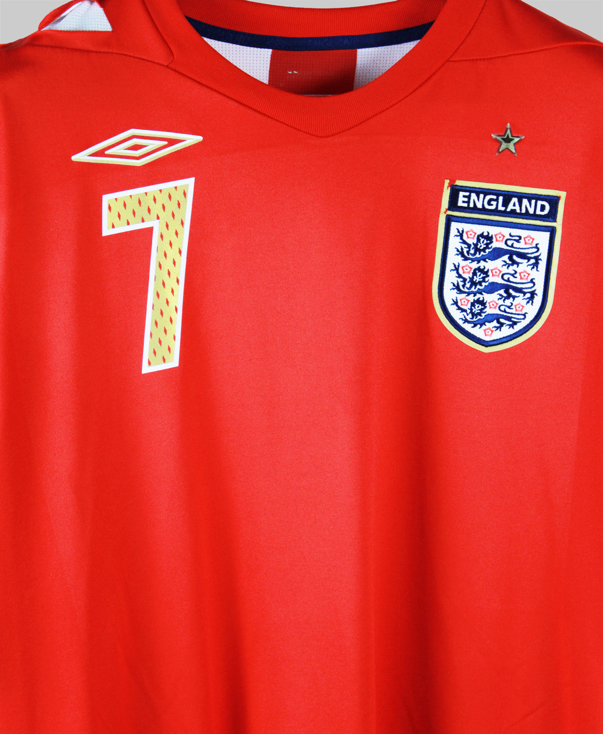 England 2006-07 Beckham Short Sleeve Away Kit (2XL)