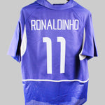 Brazil 2002-2003 Ronaldinho Away Kit (L)