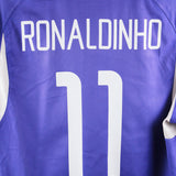 Brazil 2002-2003 Ronaldinho Away Kit (L)