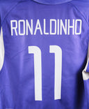 Brazil 2002-2003 Ronaldinho Away Kit (L)