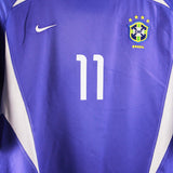 Brazil 2002-2003 Ronaldinho Away Kit (L)