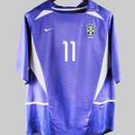 Brazil 2002-2003 Ronaldinho Away Kit (L)