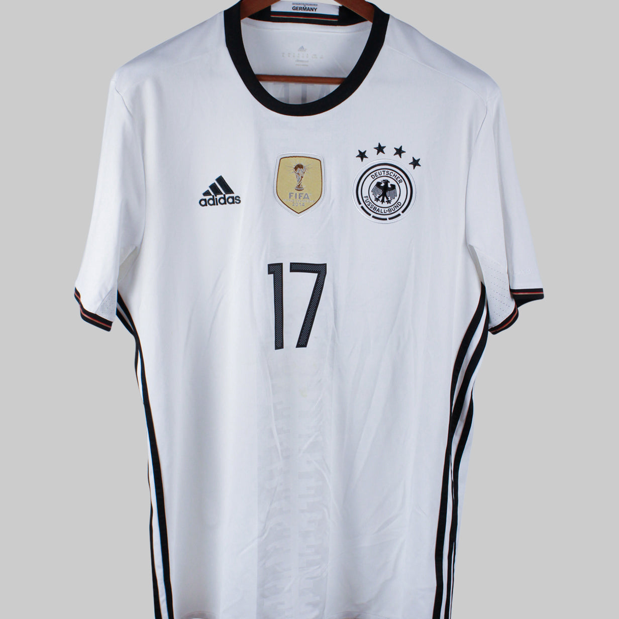 Germany 2016-17 Boateng Short Sleeve Home Kit (XL)