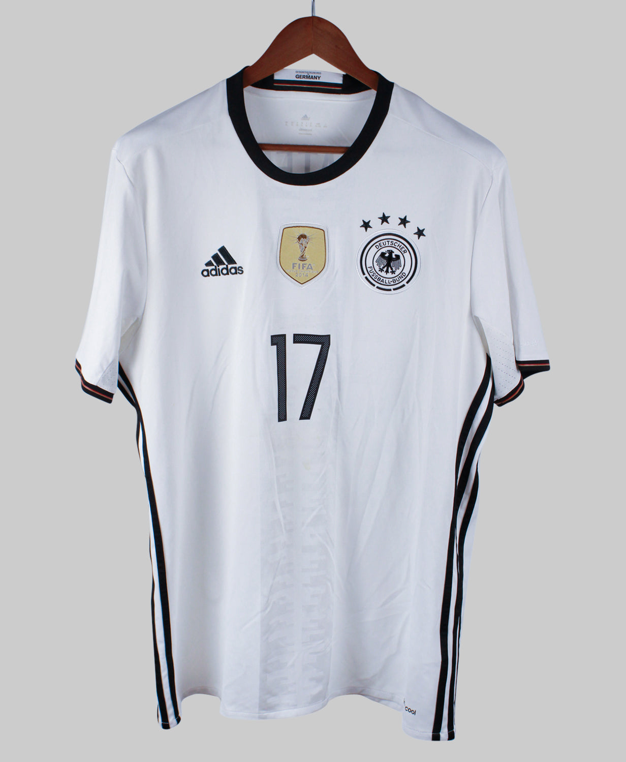 Germany 2016-17 Boateng Short Sleeve Home Kit (XL)
