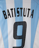 Argentina 2002-03 Batistuta Short Sleeve Home Kit (M)