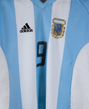 Argentina 2002-03 Batistuta Short Sleeve Home Kit (M)