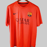 Barcelona 2014-15 Messi Short Sleeve Away Kit (XL)