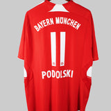 Bayern Munich 2007-08 Podolski Short Sleeve Home Kit (2XL)