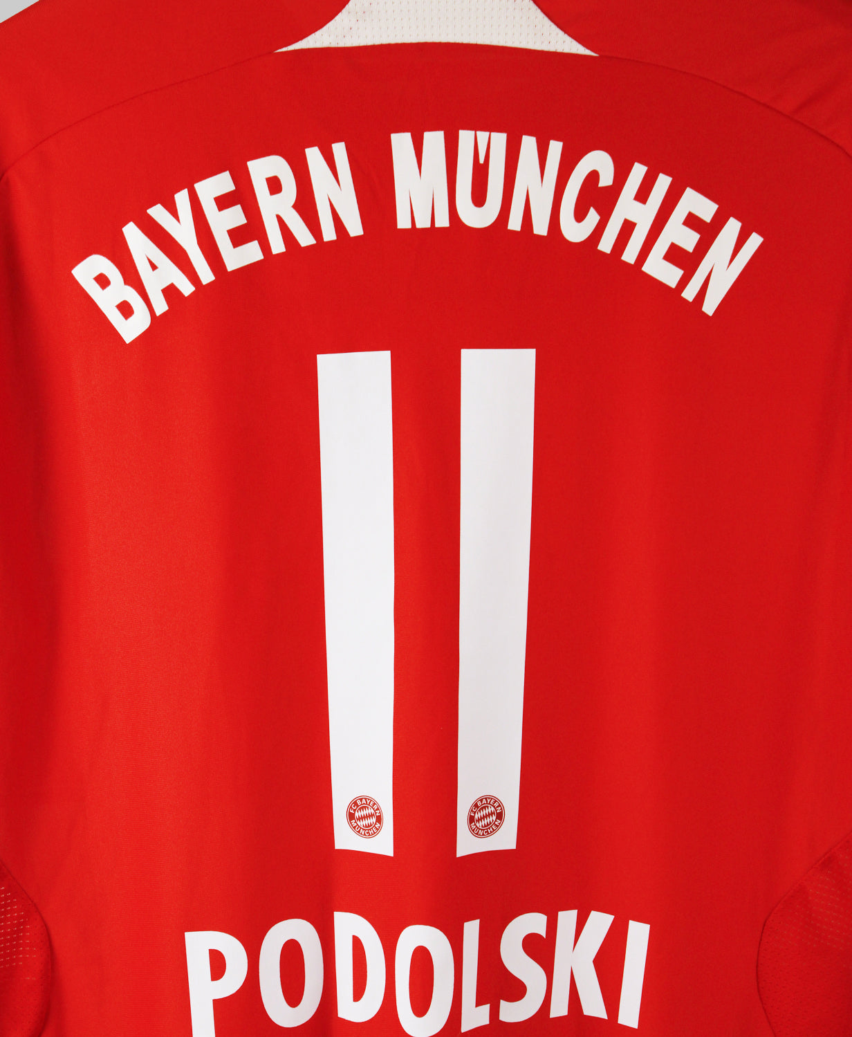 Bayern Munich 2007-08 Podolski Short Sleeve Home Kit (2XL)