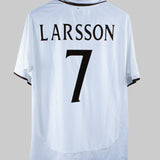 Celtic 2001-02 Larsson Away Kit  (XL)