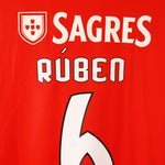 Benfica 2019-20 Ruben  Short Sleeve Home Kit (M)