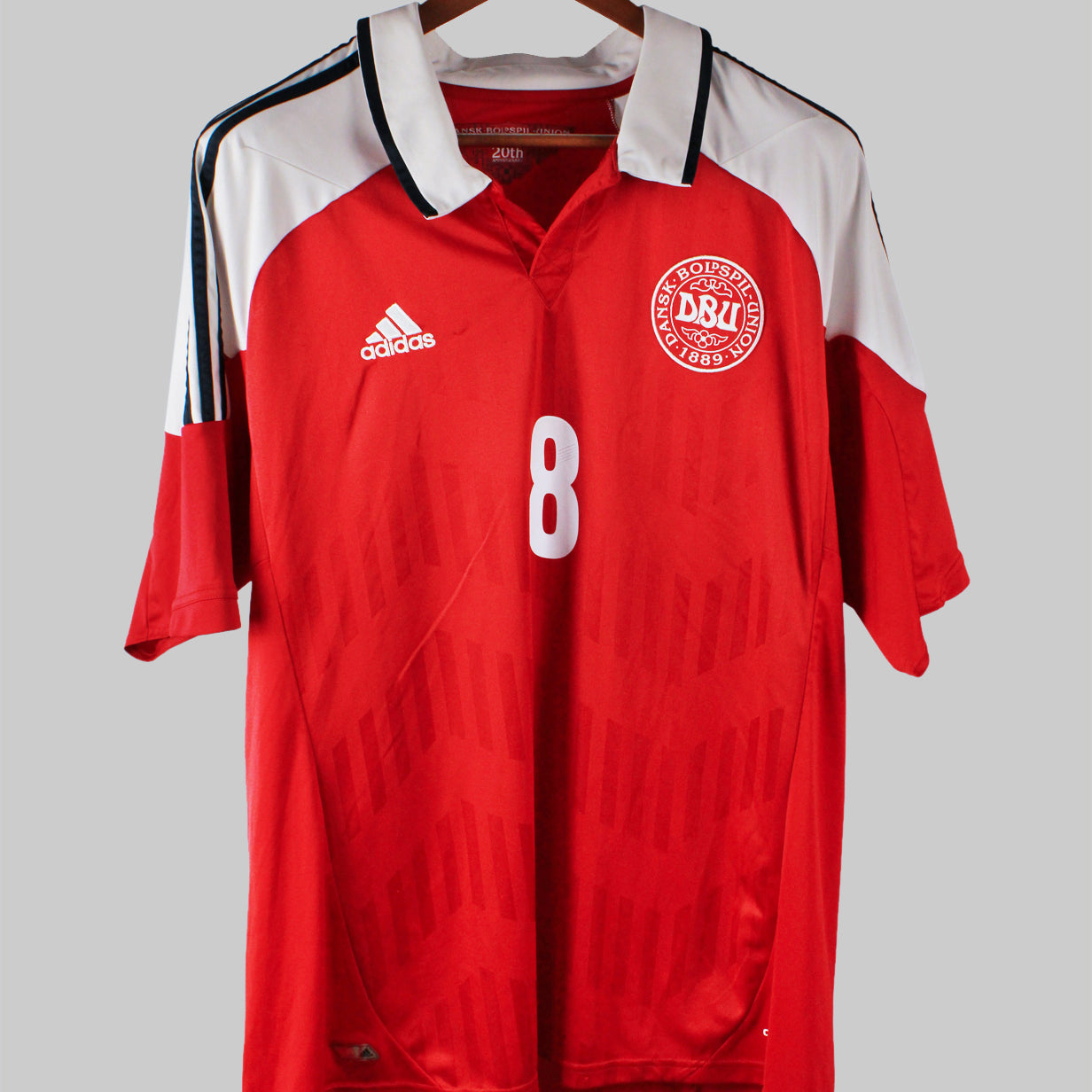 Denmark 2012-13 Eriksen Short Sleeve Home Kit (2XL)