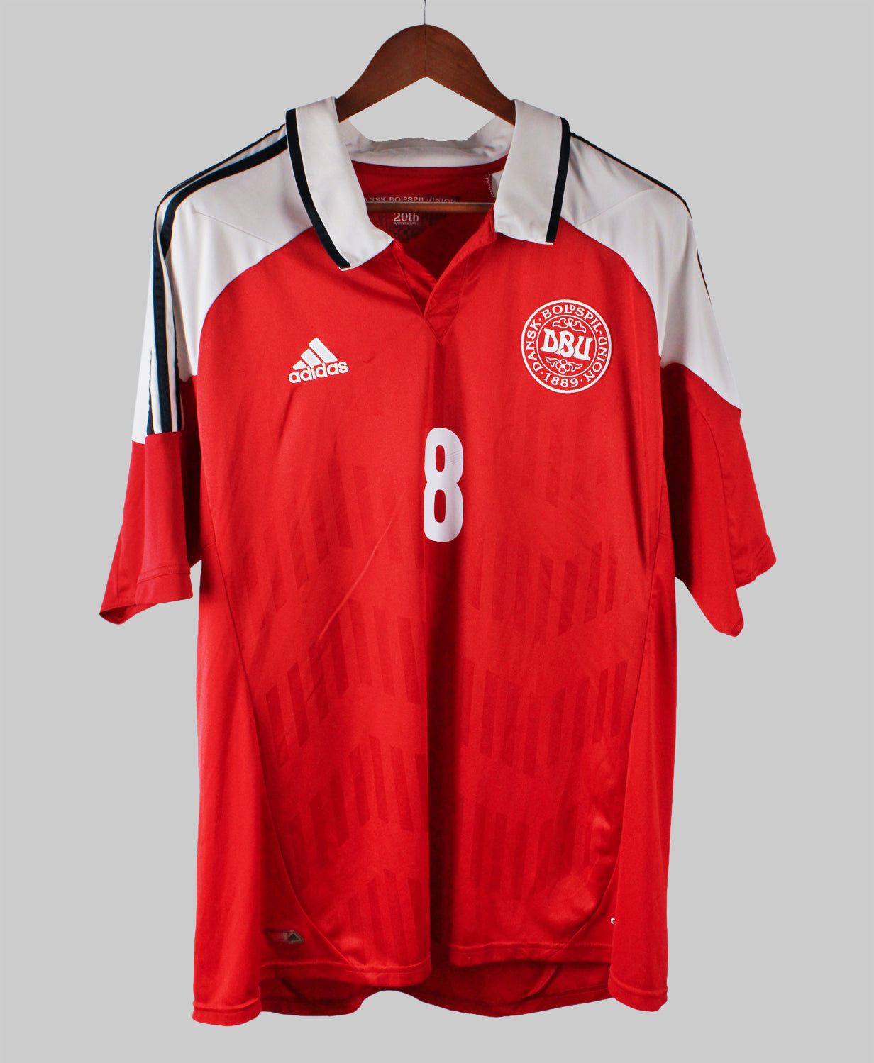 Denmark 2012-13 Eriksen Short Sleeve Home Kit (2XL)