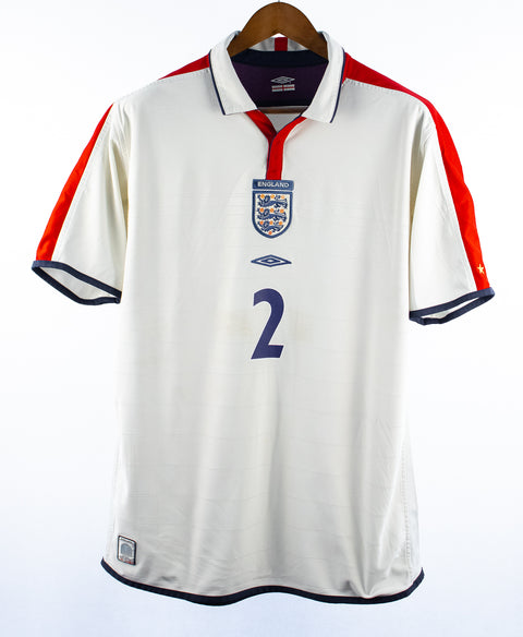 England 2004 G. Neville Home Kit (L)