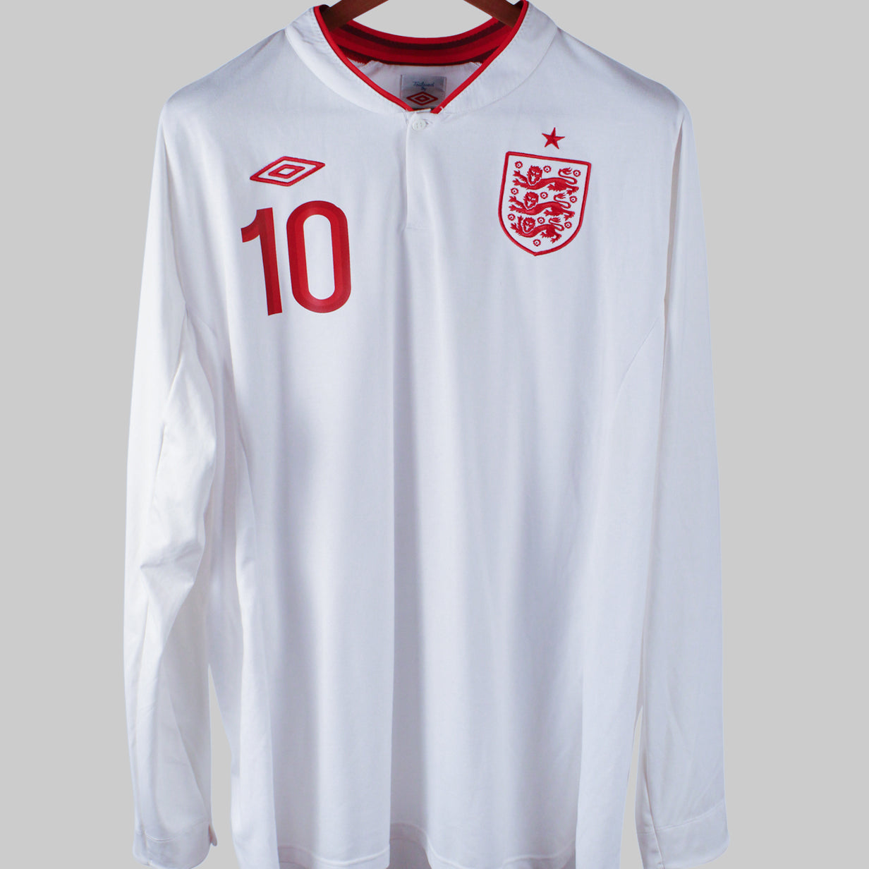 England 2012-13 Rooney Long Sleeve Home Kit (XL)