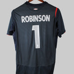 England 2005-06 Robinson Short Sleeve Goalkeeper Home Kit (S)