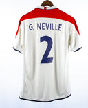 England 2004 G. Neville Home Kit (L)