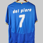 Italy 2007-08 Del Piero Short Sleeve Home Kit (XL)