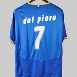 Italy 2007-08 Del Piero Short Sleeve Home Kit (XL)