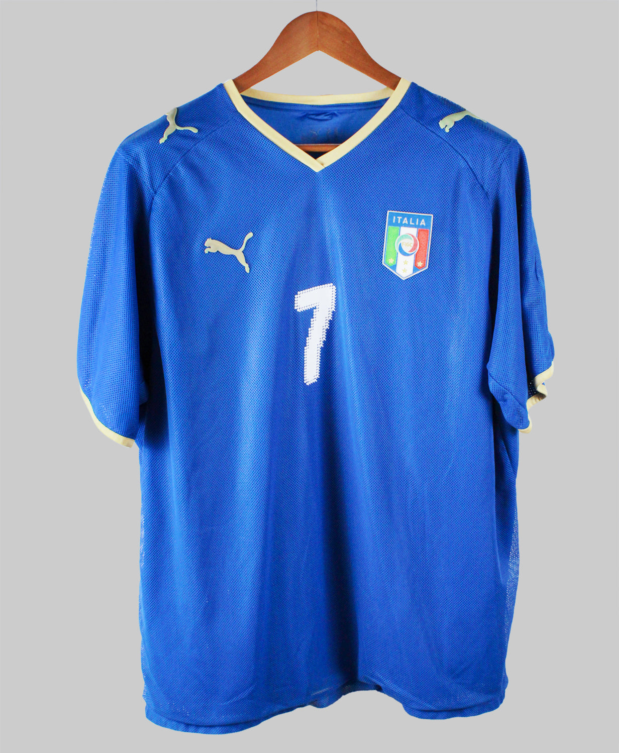 Italy 2007-08 Del Piero Short Sleeve Home Kit (XL)