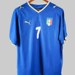 Italy 2007-08 Del Piero Short Sleeve Home Kit (XL)