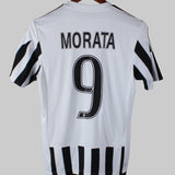Juventus 2015-16 Morata Short Sleeve Home Kit (S)