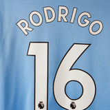 Manchester City 2021-22 Rodrigo Short Sleeve Home Kit (L)