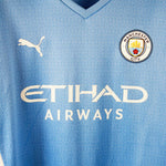 Manchester City 2021-22 Rodrigo Short Sleeve Home Kit (L)
