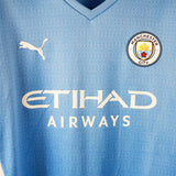 Manchester City 2021-22 Rodrigo Short Sleeve Home Kit (L)