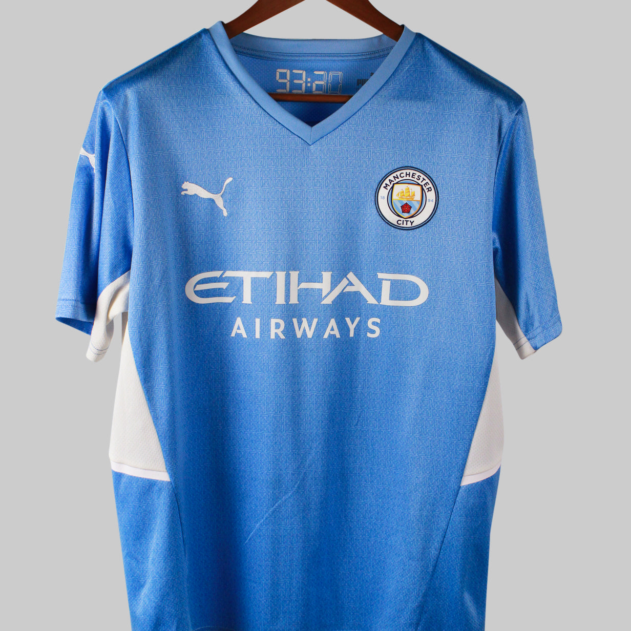 Manchester City 2021-22 Rodrigo Short Sleeve Home Kit (L)