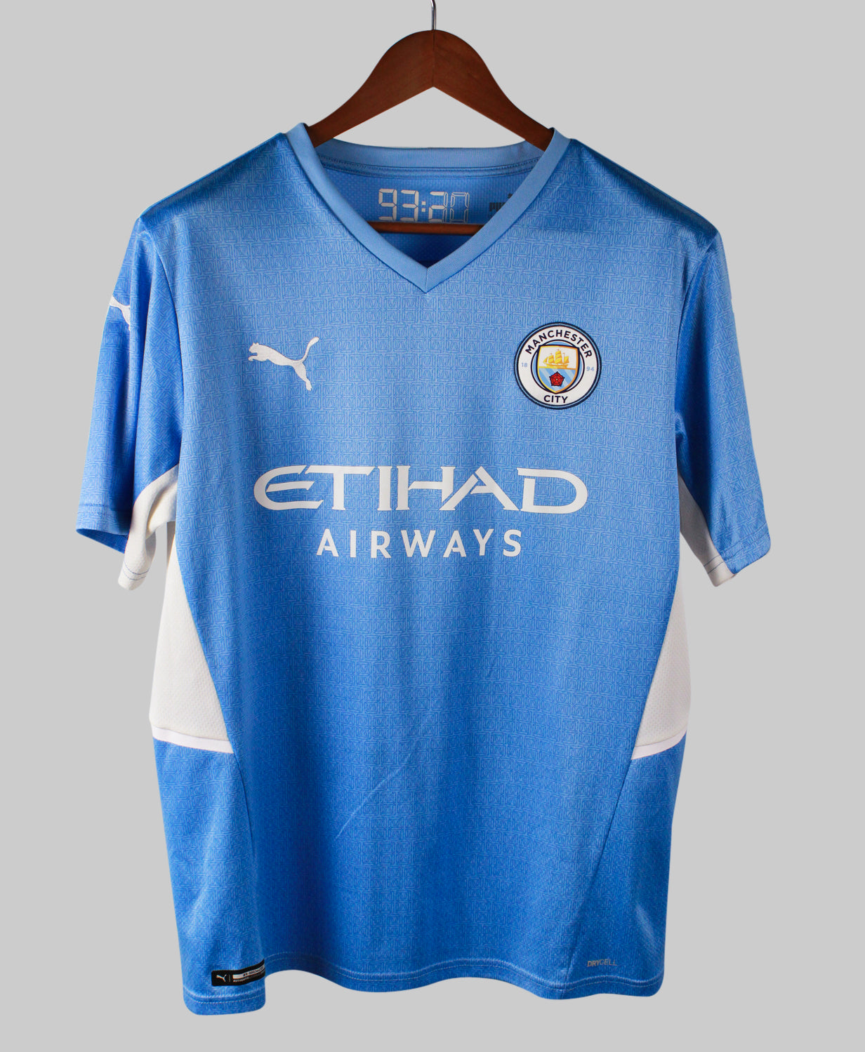 Manchester City 2021-22 Rodrigo Short Sleeve Home Kit (L)