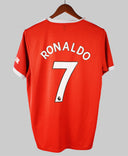 Manchester United 2021-22 Ronaldo Short Sleeve Home Kit (L)