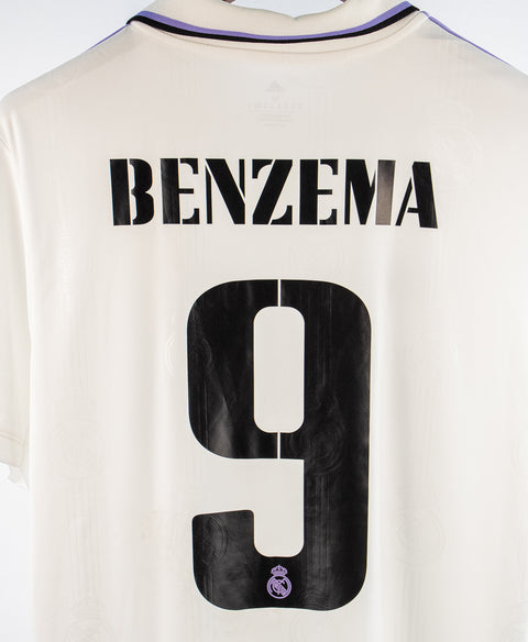 Real Madrid 2022-23 Benzema Home Kit W/ Tags (M)