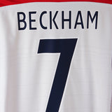 England 2004-05 Beckham Short Sleeve Home Kit (M)