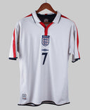 England 2004-05 Beckham Short Sleeve Home Kit (M)